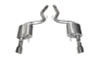 Corsa 2015 Ford Mustang GT 5.0 3in Axle Back Exhaust, Polish Dual 4.5in Tip *Sport*