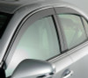 AVS 12-14 Toyota Camry Ventvisor Low Profile Deflectors 4pc - Smoke w/Chrome Trim