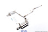 Revel Medallion Touring-S Catback Exhaust - Dual Muffler 02-03 Acura CL Type S