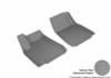 3D MAXpider 2016-2020 Tesla Model X Kagu 1st Row Floormat - Gray