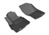 3D MAXpider 2011-2019 Mitsubishi Outlander Sport Kagu 1st Row Floormat - Black