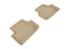 3D MAXpider 2015-2020 Audi A3/A3 Sportback E-Tron/RS3/S3 Kagu 2nd Row Floormats - Tan