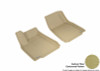 3D MAXpider 2016-2020 Tesla Model X Kagu 1st Row Floormat - Tan