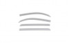 AVS 15-18 Toyota Tundra Crewmax Low Profile Color Match Ventvisors 4pc - Silver Sky Metallic
