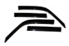 AVS 91-97 Toyota Land Cruiser Ventvisor Outside Mount Window Deflectors 4pc - Smoke