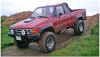 Bushwacker 84-88 Toyota Extend-A-Fender Style Flares 4pc Compatible w/ Domestic Bed - Black