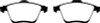 EBC 06-09 Mazda 6 2.3 Turbo (Mazdaspeed) Redstuff Front Brake Pads
