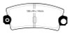 EBC 85-90 Lotus Esprit 2.2 Yellowstuff Rear Brake Pads