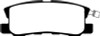 EBC 11-14 Chrysler 200 3.6 Greenstuff Rear Brake Pads