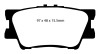 EBC 06-08 Toyota RAV 4 2.4 Greenstuff Rear Brake Pads