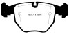 EBC 00-04 BMW M5 5.0 (E39) Redstuff Front Brake Pads