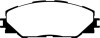 EBC 09-10 Pontiac Vibe 2.4 2WD Greenstuff Front Brake Pads