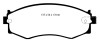 EBC 91-97 Infiniti G20 2.0 Yellowstuff Front Brake Pads