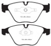 EBC 11+ BMW Z4 3.0 Twin Turbo iS (E89) Redstuff Front Brake Pads