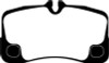 EBC 09-12 Porsche 911 (997) (Cast Iron Rotor only) 3.6 Carrera 2 Redstuff Rear Brake Pads