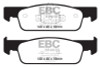 EBC 2016-2017 Smart Fortwo 0.9L Turbo Greenstuff Front Brake Pads