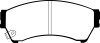 EBC 06-07 Mazda 6 2.3 Redstuff Front Brake Pads