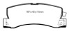 EBC 90-91 Lexus ES250 2.5 Yellowstuff Rear Brake Pads