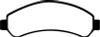 EBC 98-05 Chevrolet Blazer 4.3 2WD Ultimax2 Front Brake Pads