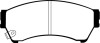 EBC 06-09 Ford Fusion 2.3 Greenstuff Front Brake Pads