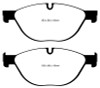 EBC 12-13 BMW 528 2.0 Turbo (F10) Performance Redstuff Front Brake Pads