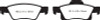 EBC 11+ Dodge Durango 3.6 Yellowstuff Rear Brake Pads