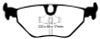 EBC 87-91 BMW M3 2.3 (E30) Redstuff Rear Brake Pads