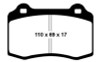 EBC 96-03 Alfa Romeo GTV 3.0 (Brembo) Redstuff Front Brake Pads