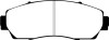 EBC 07-11 Honda CR-V 2.4 Greenstuff Front Brake Pads