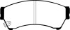 EBC 06-09 Ford Fusion 2.3 Redstuff Front Brake Pads