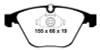 EBC 08-10 BMW M3 4.0 (E90) Redstuff Front Brake Pads