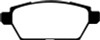 EBC 06-09 Ford Fusion 2.3 Redstuff Rear Brake Pads