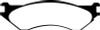 EBC 06-11 Dodge Ram 1500 Mega Cab 2WD Ultimax2 Rear Brake Pads