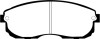 EBC 99-01 Infiniti G20 2.0 Greenstuff Front Brake Pads