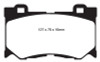 EBC 08-13 Infiniti FX50 5.0 Yellowstuff Front Brake Pads