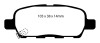 EBC 03-05 Infiniti FX35 3.5 Yellowstuff Rear Brake Pads