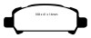 EBC 02-06 Subaru Baja 2.5 Yellowstuff Rear Brake Pads