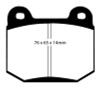 EBC 03-04 Infiniti G35 3.5 (Manual) (Brembo) Redstuff Rear Brake Pads