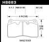 Hawk 06-09 Land Rover Range Rover/Range Rover Sport HPS 5.0 Front Brake Pads