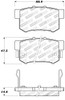 StopTech Street Touring 99-09 Honda S2000 / 00-13 Suzuki Kizashi Rear Brake Pads