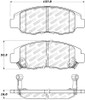 StopTech Street Select Brake Pads - Front/Rear sto305.07640