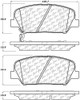 StopTech 11-15 Kia Optima Street Performance Front Brake Pads
