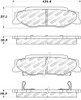 StopTech Street Select Brake Pads - Rear sto305.07320