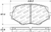 StopTech Street Touring 94-97/99-05 Miata w/Normal Suspension Front Brake Pads D635
