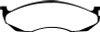 EBC 90-91 Jeep Cherokee 2.5 4WD Ultimax2 Front Brake Pads