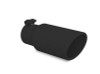 MBRP Universal Tip 4in OD 3in Inlet 10in Length Angled Rolled End Black