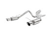 MBRP 11-14 Ford Mustang GT 5.0L Dual Split Rear Race Version T409 3in Cat Back Exhaust System