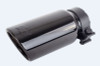 Go Rhino Exhaust Tip - Black Chrome - ID 3in x L 14in x OD 4in