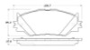 StopTech Street Touring 06-10 Lexus IS250 Front Brake Pads