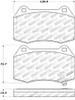StopTech Street Touring 02-07 350z/G35 w/ Brembo Front Brake Pads